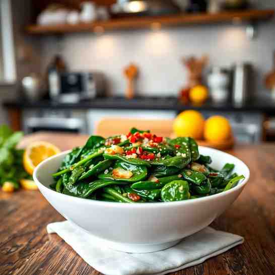 Easy Sautéed Spinach Recipe - Quick & Healthy Dishes